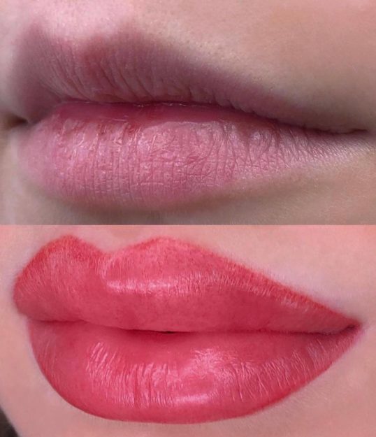 Перманентный макияж губ(нанонапыление) -7000р